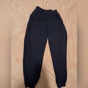 Womens Navy Blue Drawstring Sweatpants